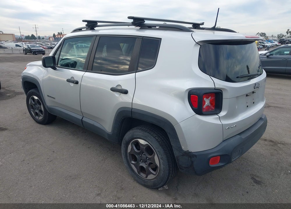 2017 JEEP RENEGADE SPORT 4X4 VIN: ZACCJBAB6HPG47806