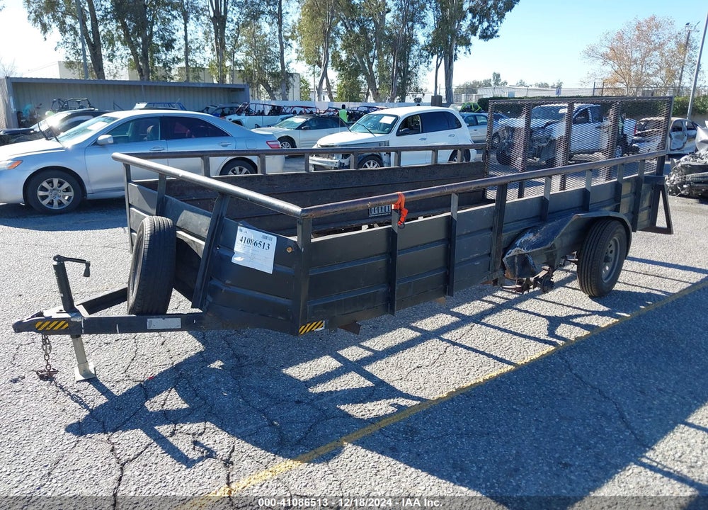 2005 CARSON 14\' UTILITY TRAILER VIN: 4HXLS14295C086150