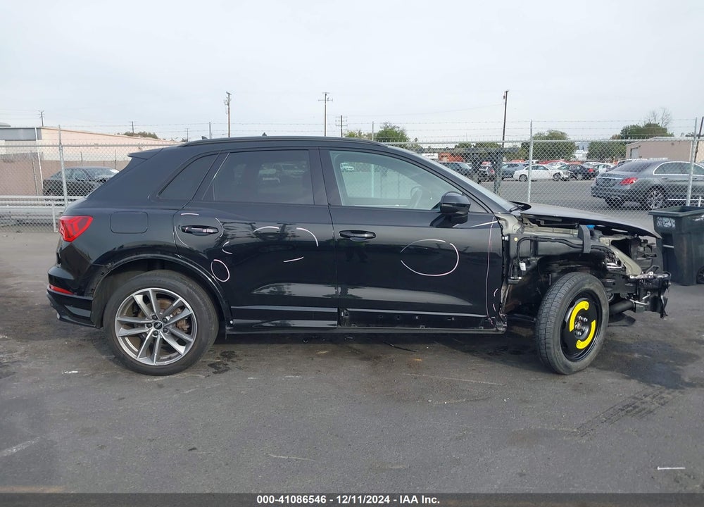 2022 AUDI Q3 PREMIUM 45 TFSI S LINE QUATTRO TIPTRONIC VIN: WA1DECF30N1025126