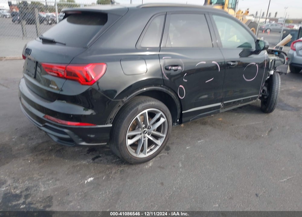 2022 AUDI Q3 PREMIUM 45 TFSI S LINE QUATTRO TIPTRONIC VIN: WA1DECF30N1025126