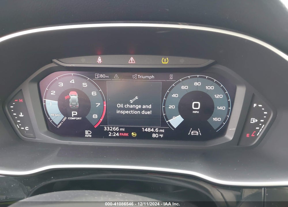 2022 AUDI Q3 PREMIUM 45 TFSI S LINE QUATTRO TIPTRONIC VIN: WA1DECF30N1025126