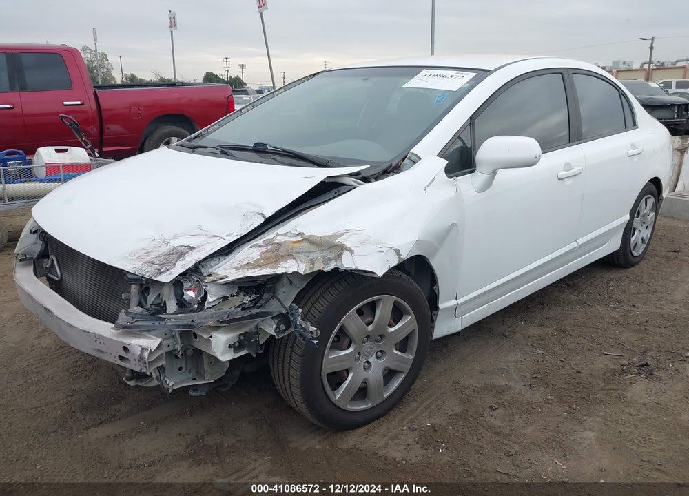2010 HONDA CIVIC LX VIN: 19XFA1F55AE066956
