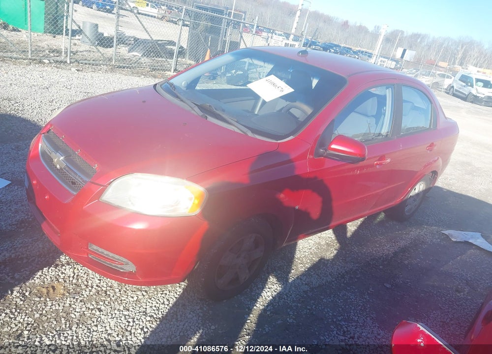 2009 CHEVROLET AVEO LT VIN: KL1TD56E79B338781