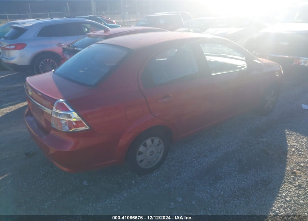 2009 CHEVROLET AVEO LT VIN: KL1TD56E79B338781