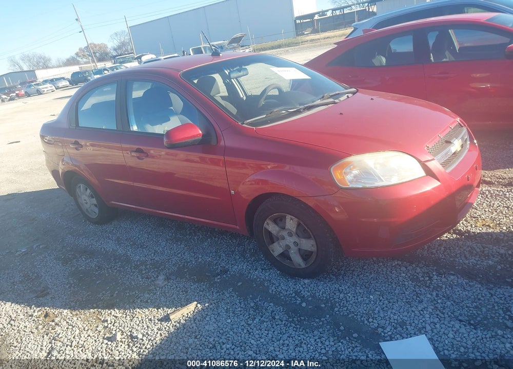 2009 CHEVROLET AVEO LT VIN: KL1TD56E79B338781