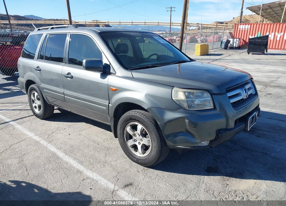2007 HONDA PILOT EX-L VIN: 5FNYF28797B010729