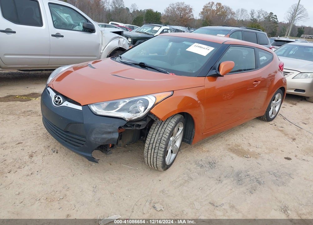 2013 HYUNDAI VELOSTER BASE W/BLACK VIN: KMHTC6ADXDU102814