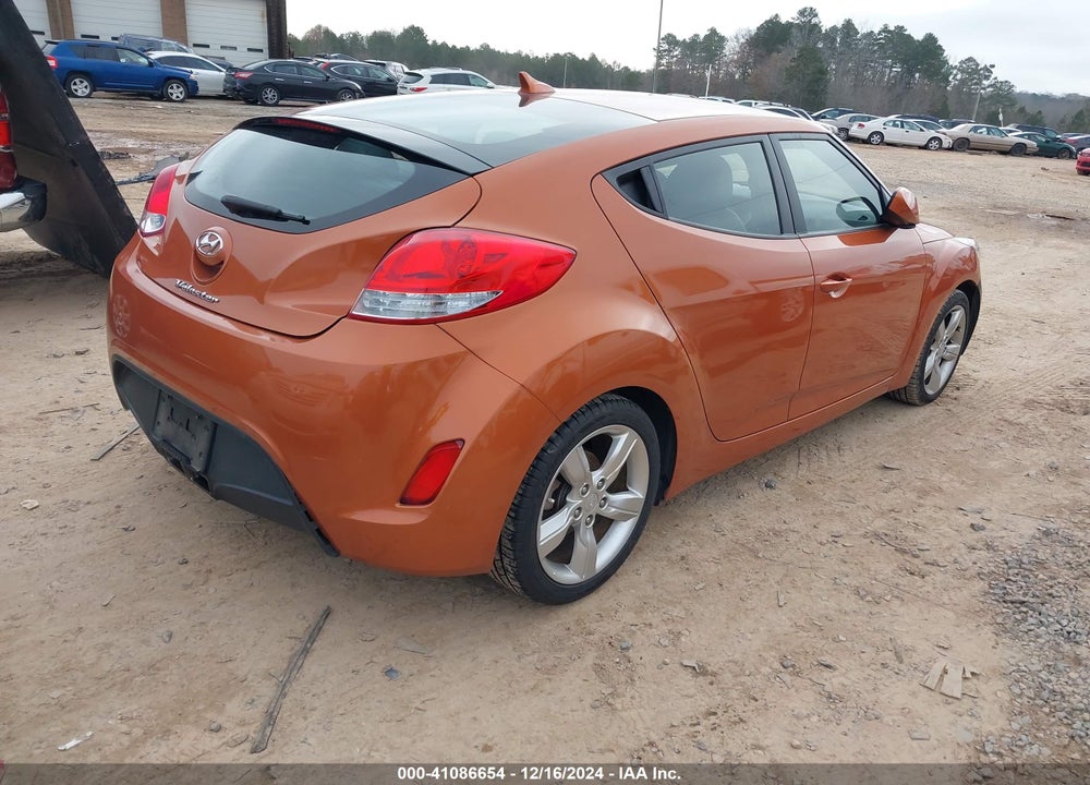 2013 HYUNDAI VELOSTER BASE W/BLACK VIN: KMHTC6ADXDU102814
