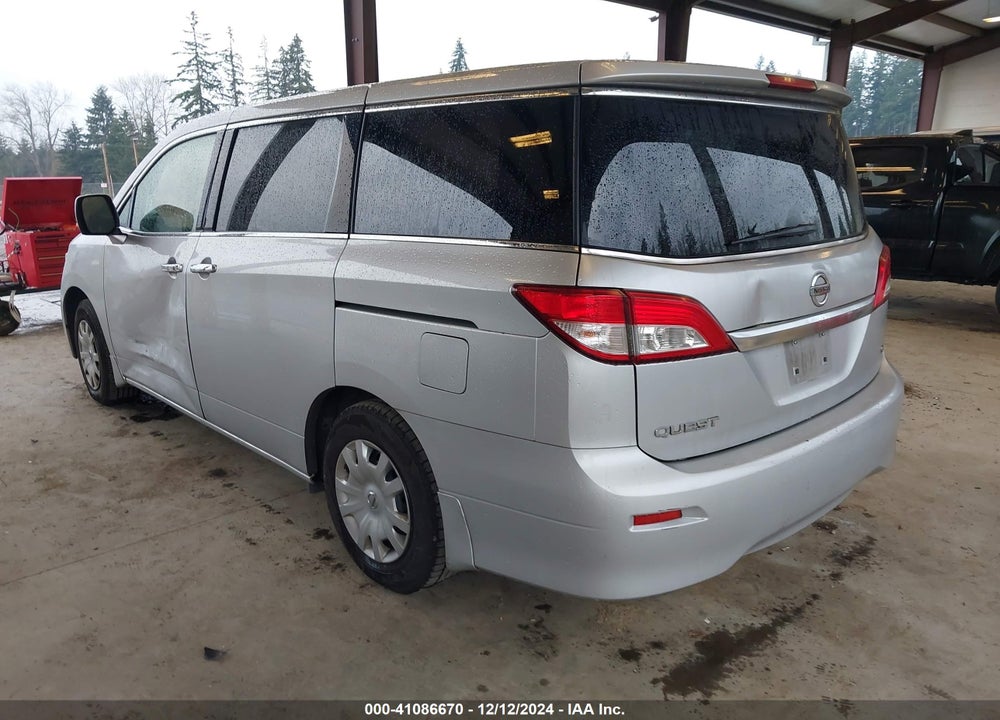 2011 NISSAN QUEST S VIN: JN8AE2KP4B9012909