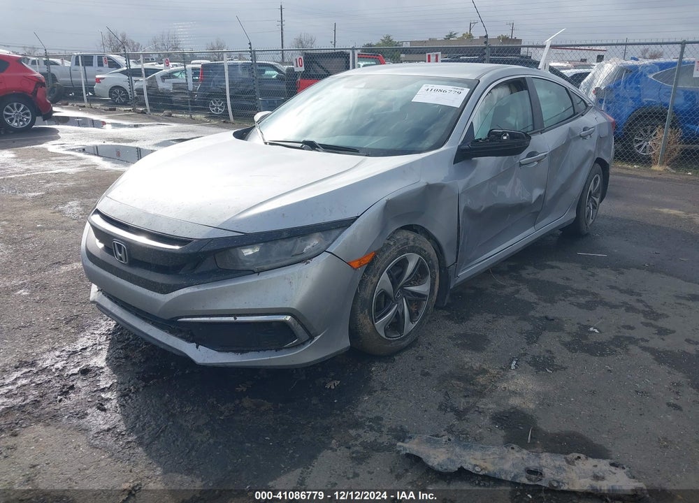2019 HONDA CIVIC LX VIN: 19XFC2F66KE022037