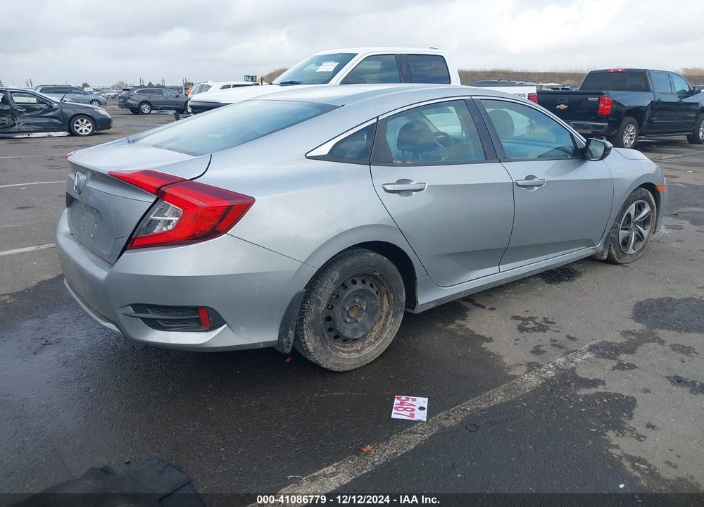 2019 HONDA CIVIC LX VIN: 19XFC2F66KE022037