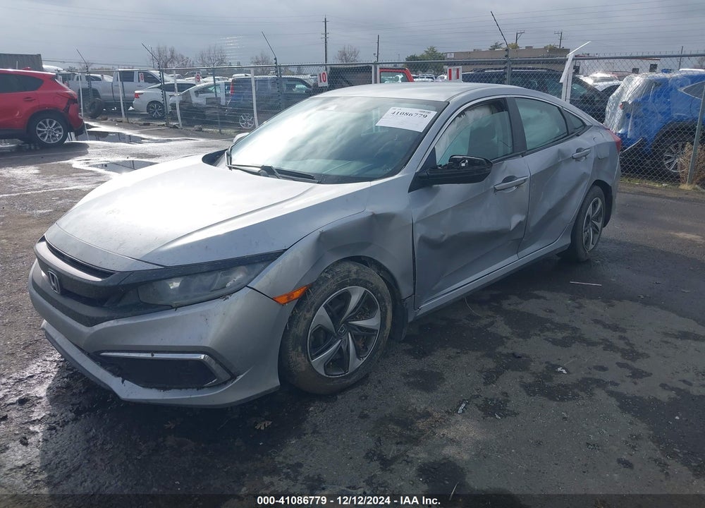 2019 HONDA CIVIC LX VIN: 19XFC2F66KE022037