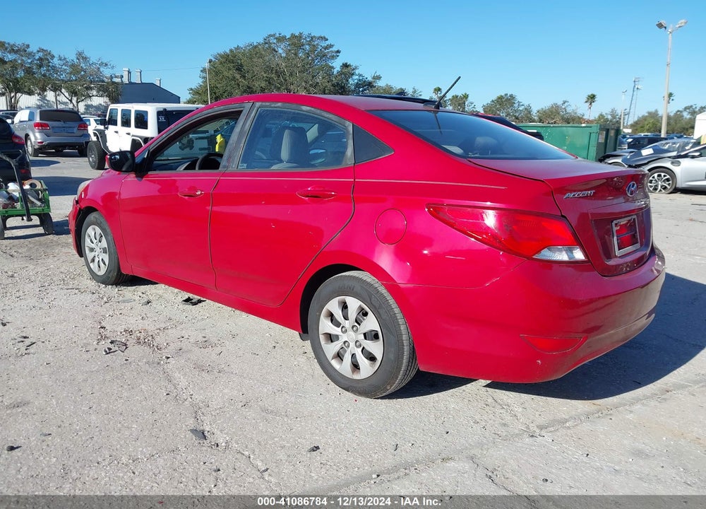 2016 HYUNDAI ACCENT SE VIN: KMHCT4AE5GU072736
