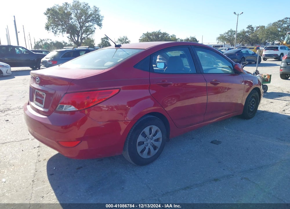 2016 HYUNDAI ACCENT SE VIN: KMHCT4AE5GU072736