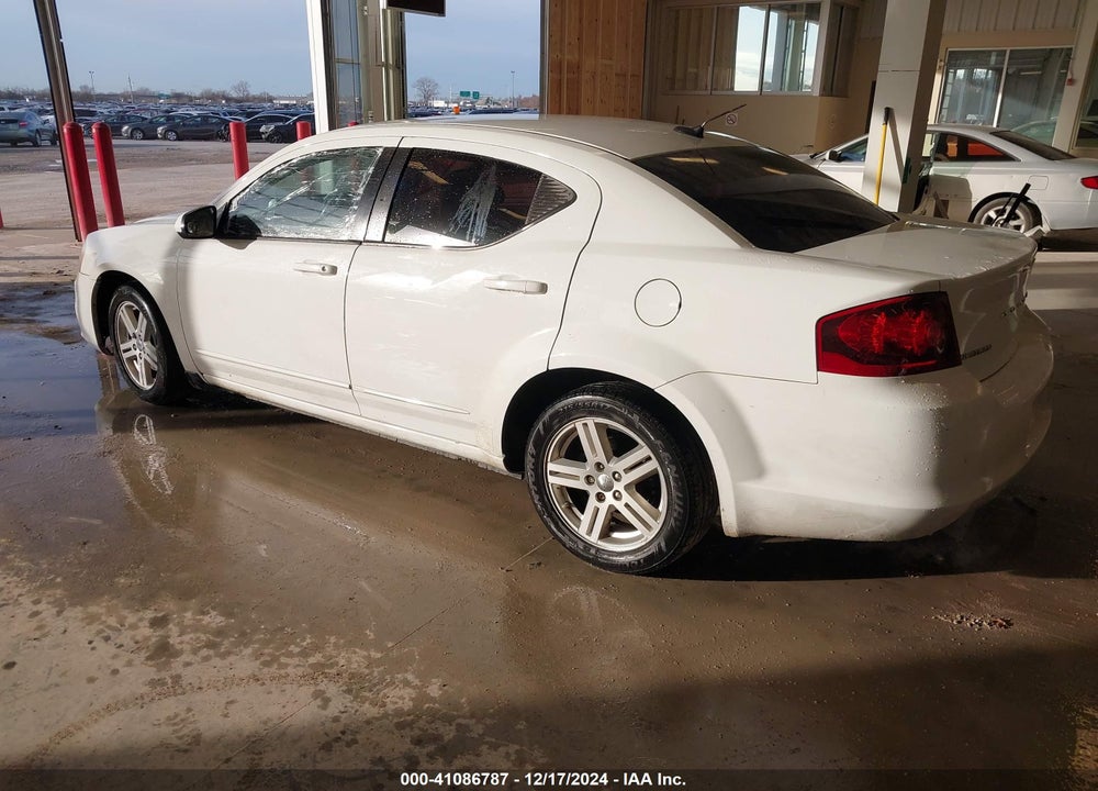 2013 DODGE AVENGER VIN: 1C3CDZCGXDN709126