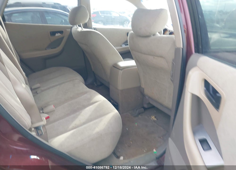 2005 NISSAN MURANO S VIN: JN8AZ08T75W314830