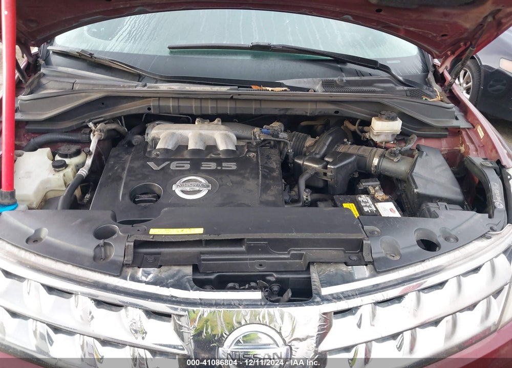 2007 NISSAN MURANO S VIN: JN8AZ08W97W659502