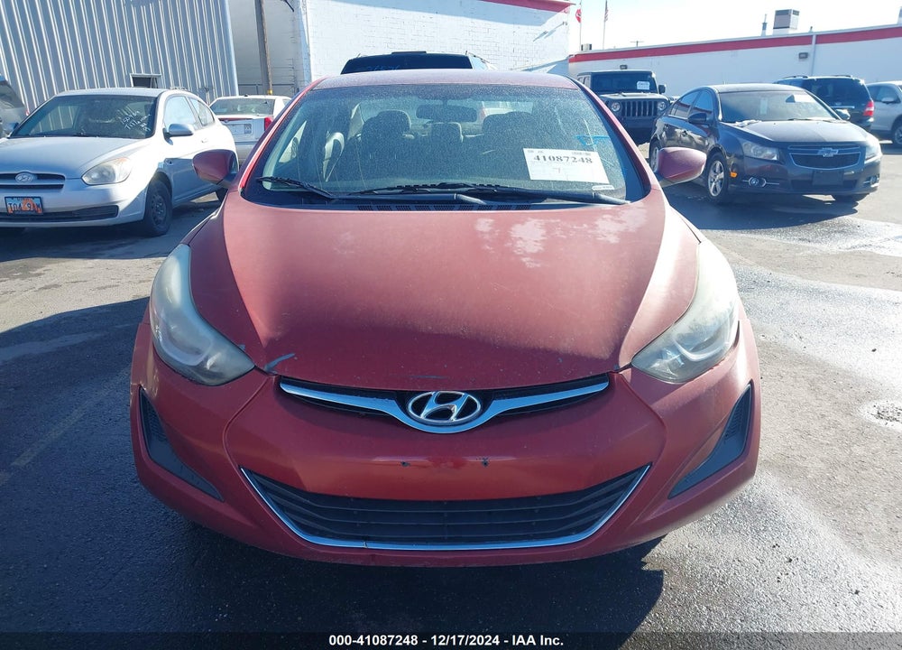2016 HYUNDAI ELANTRA SE VIN: 5NPDH4AE7GH724311