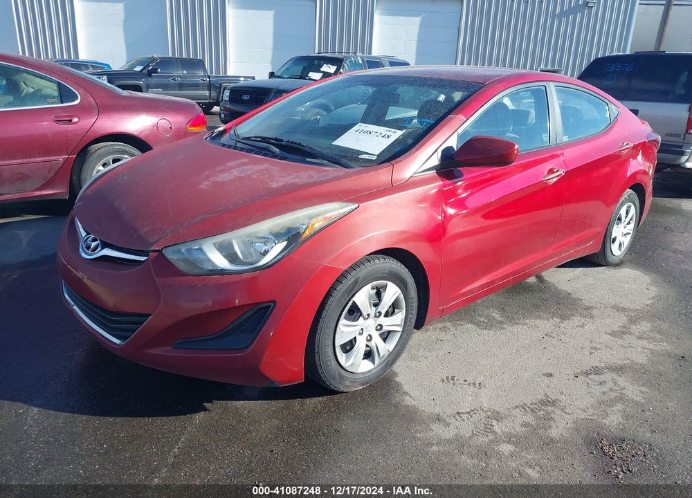 2016 HYUNDAI ELANTRA SE VIN: 5NPDH4AE7GH724311