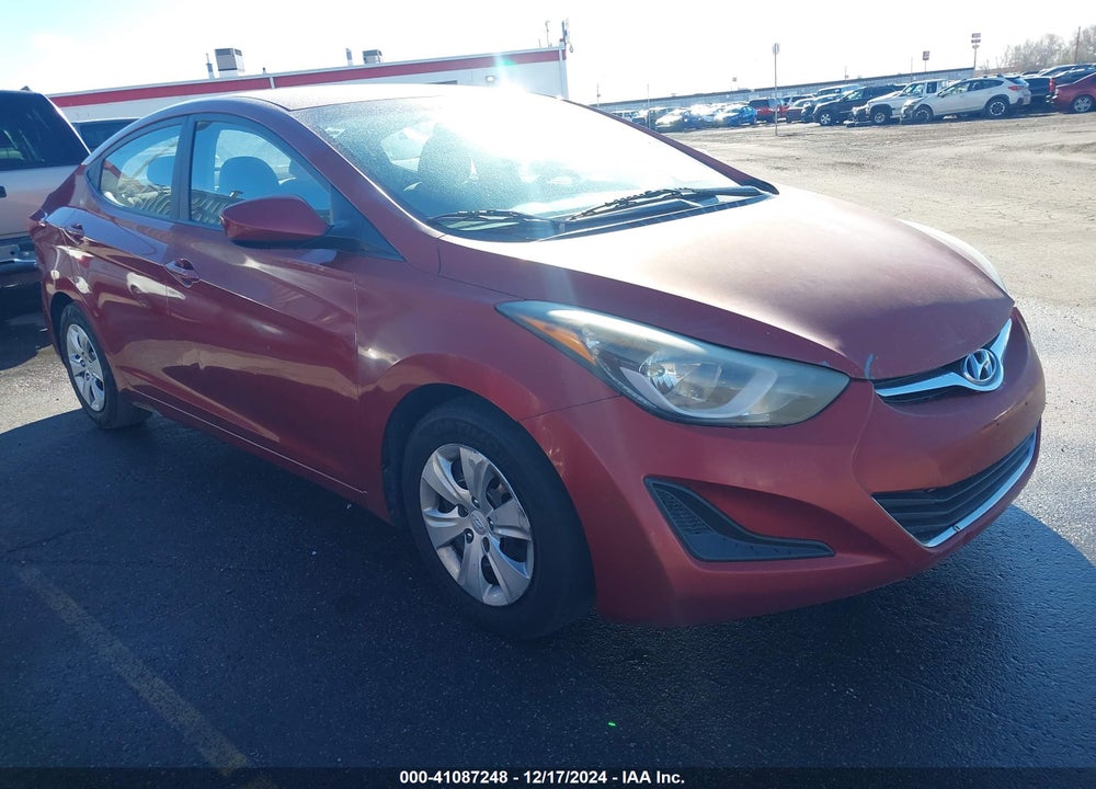 2016 HYUNDAI ELANTRA SE VIN: 5NPDH4AE7GH724311