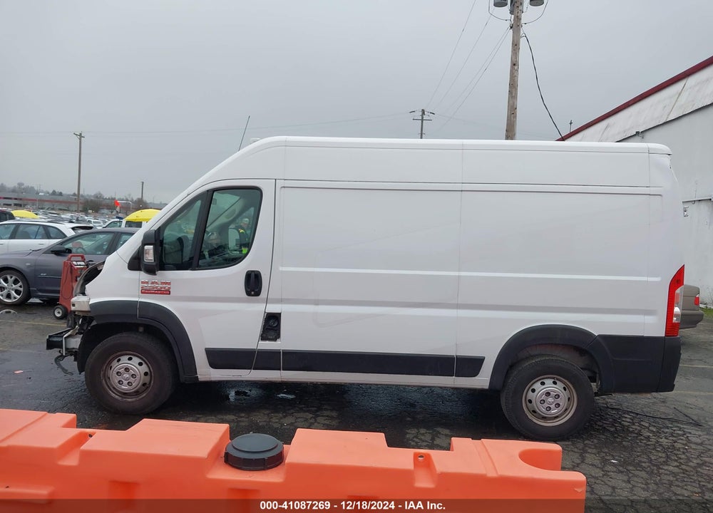 2019 RAM PROMASTER 2500 HIGH ROOF 136 WB VIN: 3C6TRVCG8KE525754