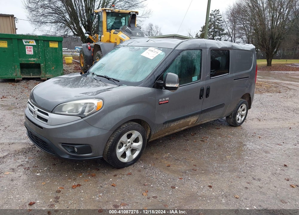 2017 RAM PROMASTER CITY TRADESMAN SLT VIN: ZFBERFBB5H6E11860