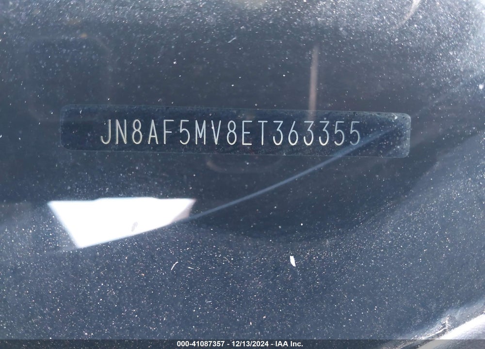 2014 NISSAN JUKE SV VIN: JN8AF5MV8ET363355