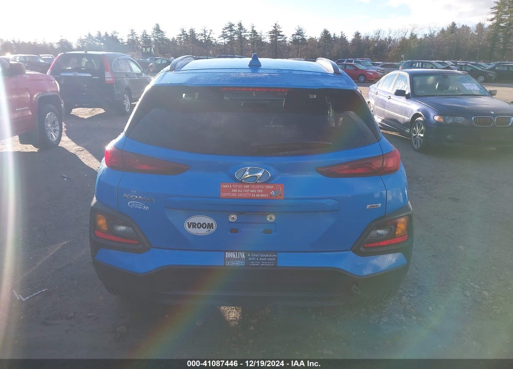 2021 HYUNDAI KONA SEL PLUS VIN: KM8K6CAA7MU602128