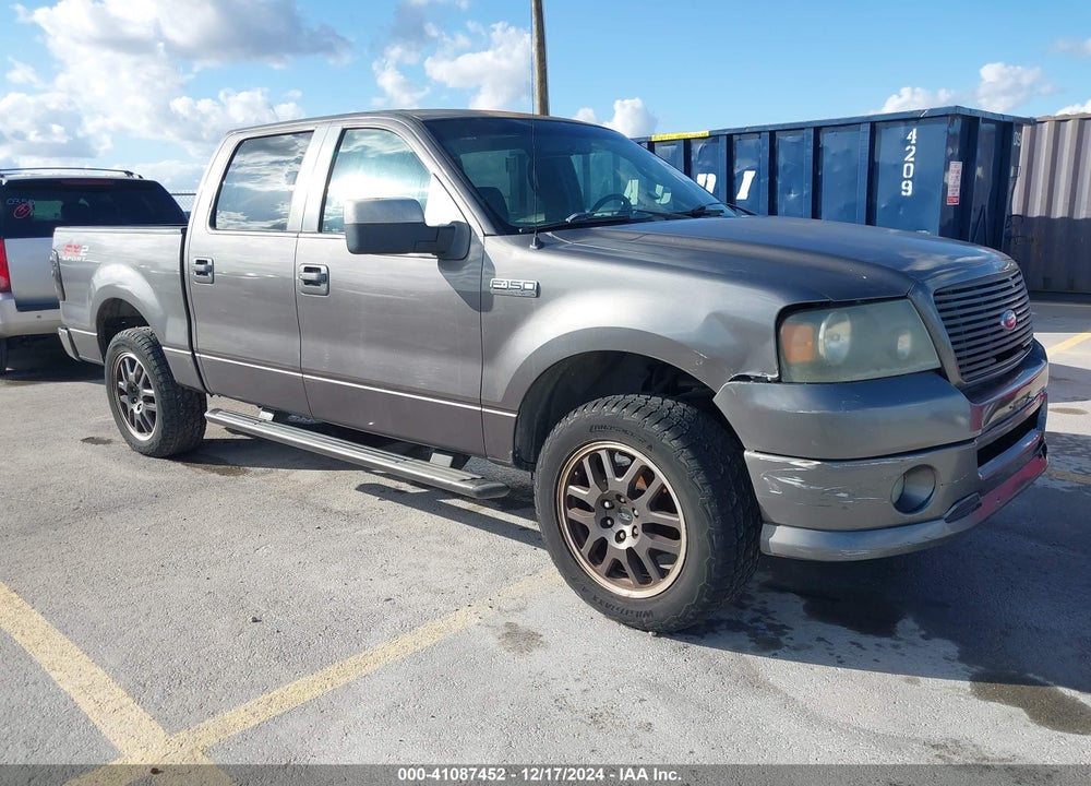 2008 FORD F-150 60TH ANNIVERSARY/FX2/KING RANCH/LARIAT/XLT VIN: 1FTPW12VX8KD71064