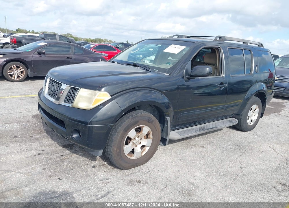 2007 NISSAN PATHFINDER SE VIN: 5N1AR18U27C609800
