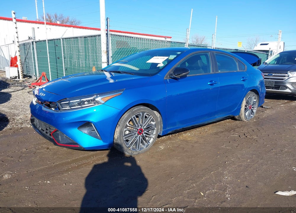 2022 KIA FORTE GT VIN: 3KPF44AC9NE455345