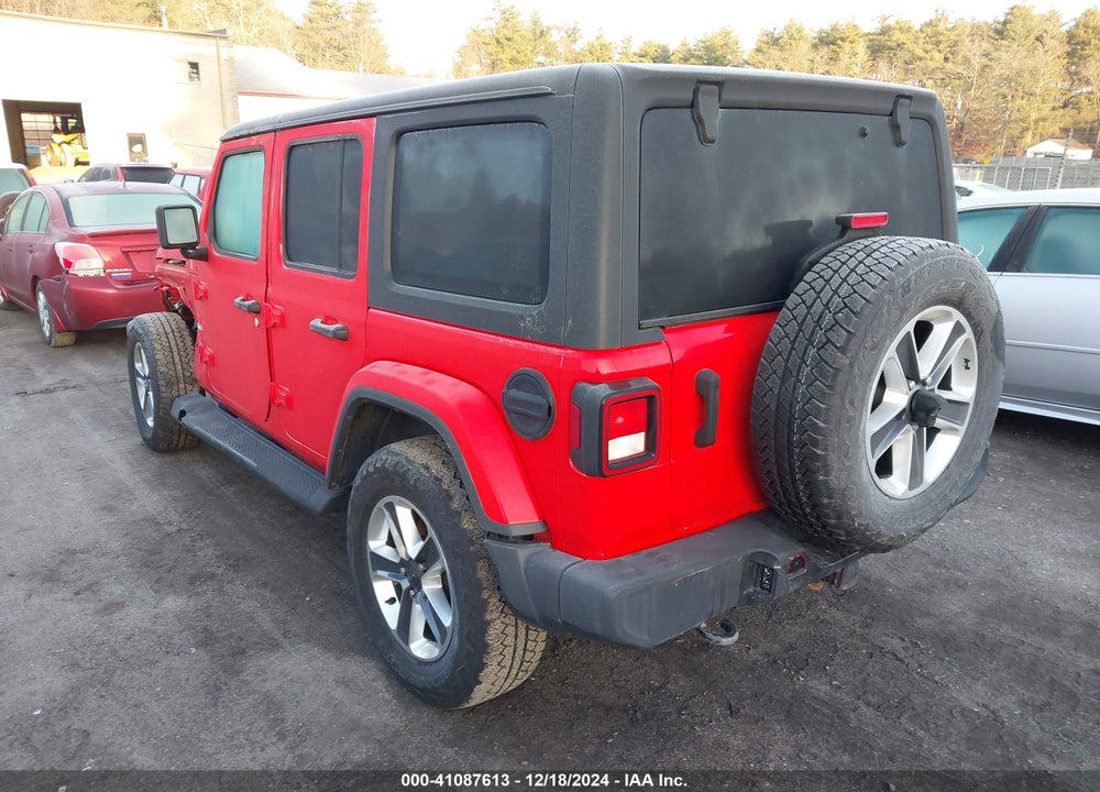 2020 JEEP WRANGLER UNLIMITED SAHARA 4X4 VIN: 1C4HJXEGXLW301343