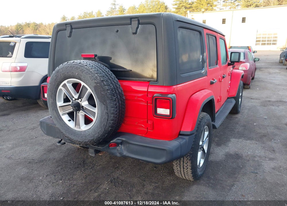2020 JEEP WRANGLER UNLIMITED SAHARA 4X4 VIN: 1C4HJXEGXLW301343