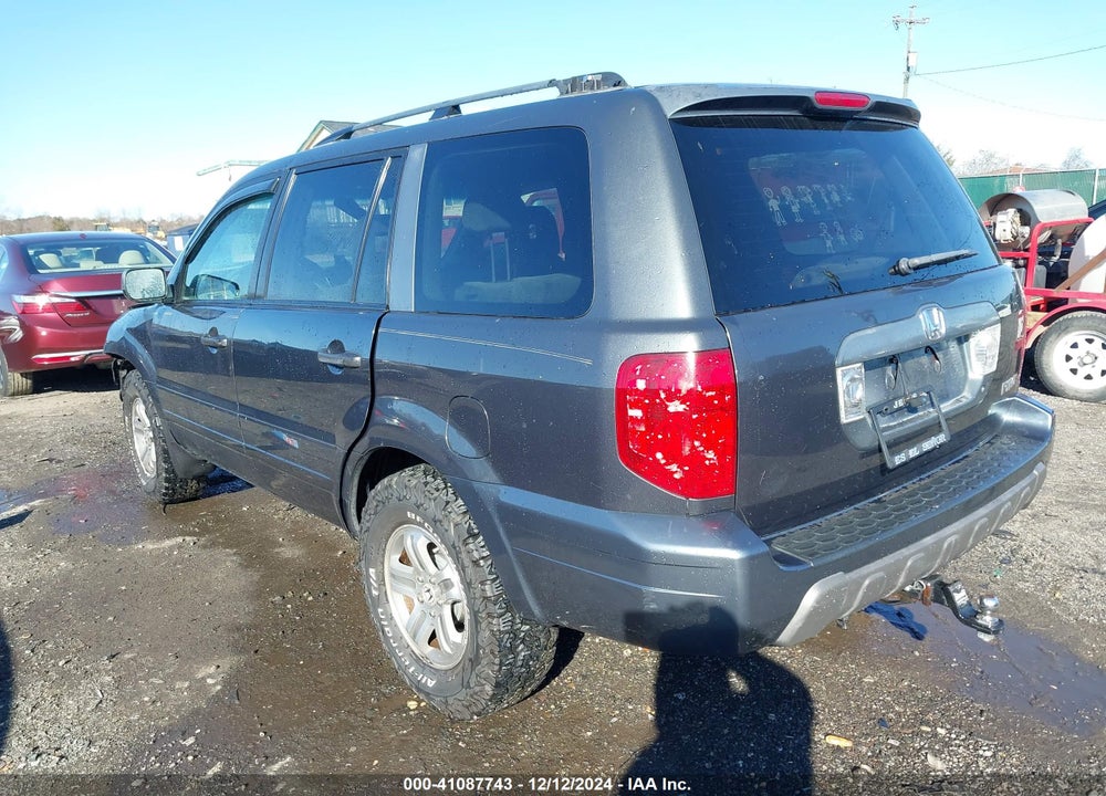 2004 HONDA PILOT EX VIN: 2HKYF184X4H610558