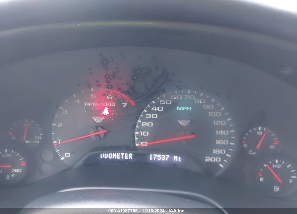 2002 CHEVROLET CORVETTE VIN: 1G1YY22G725100001