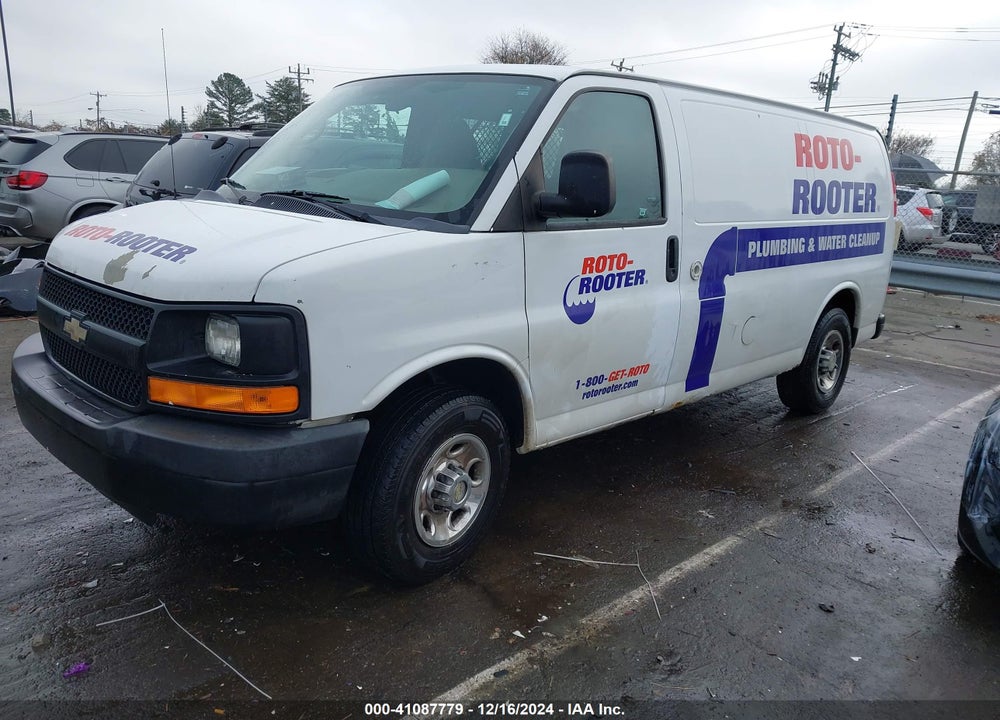 2012 CHEVROLET EXPRESS 2500 WORK VAN VIN: 1GCWGFCA6C1181181