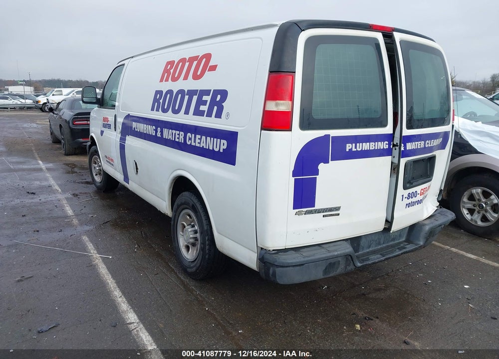 2012 CHEVROLET EXPRESS 2500 WORK VAN VIN: 1GCWGFCA6C1181181