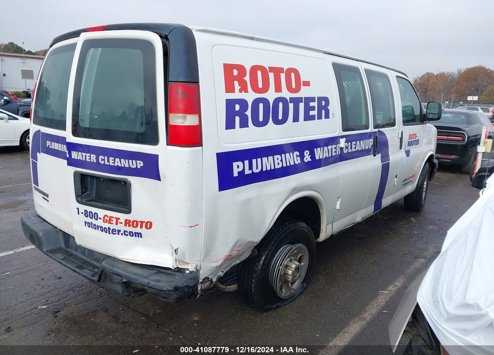 2012 CHEVROLET EXPRESS 2500 WORK VAN VIN: 1GCWGFCA6C1181181