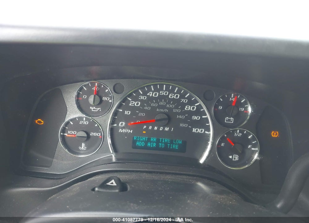 2012 CHEVROLET EXPRESS 2500 WORK VAN VIN: 1GCWGFCA6C1181181