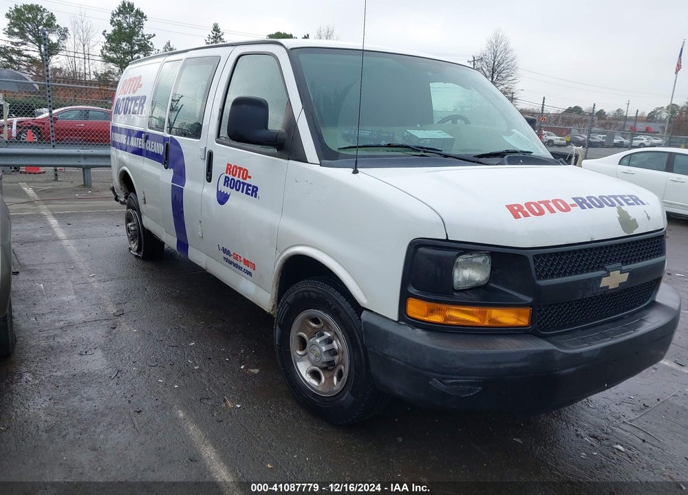2012 CHEVROLET EXPRESS 2500 WORK VAN VIN: 1GCWGFCA6C1181181