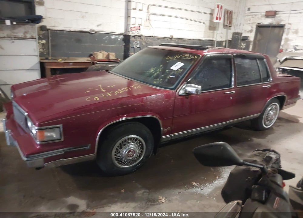 1986 CADILLAC DEVILLE FLEETWOOD VIN: 1G6CD6983G4259438