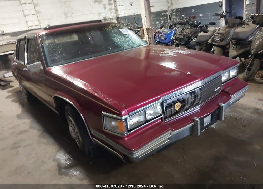 1986 CADILLAC DEVILLE FLEETWOOD VIN: 1G6CD6983G4259438