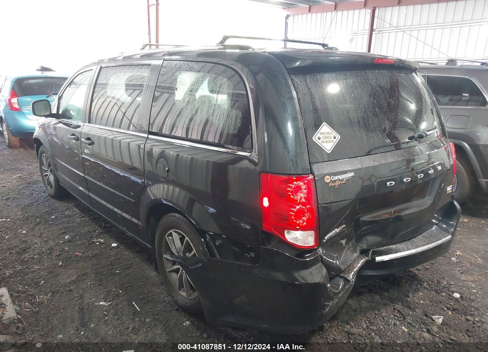2017 DODGE GRAND CARAVAN SXT VIN: 2C4RDGCG4HR801075