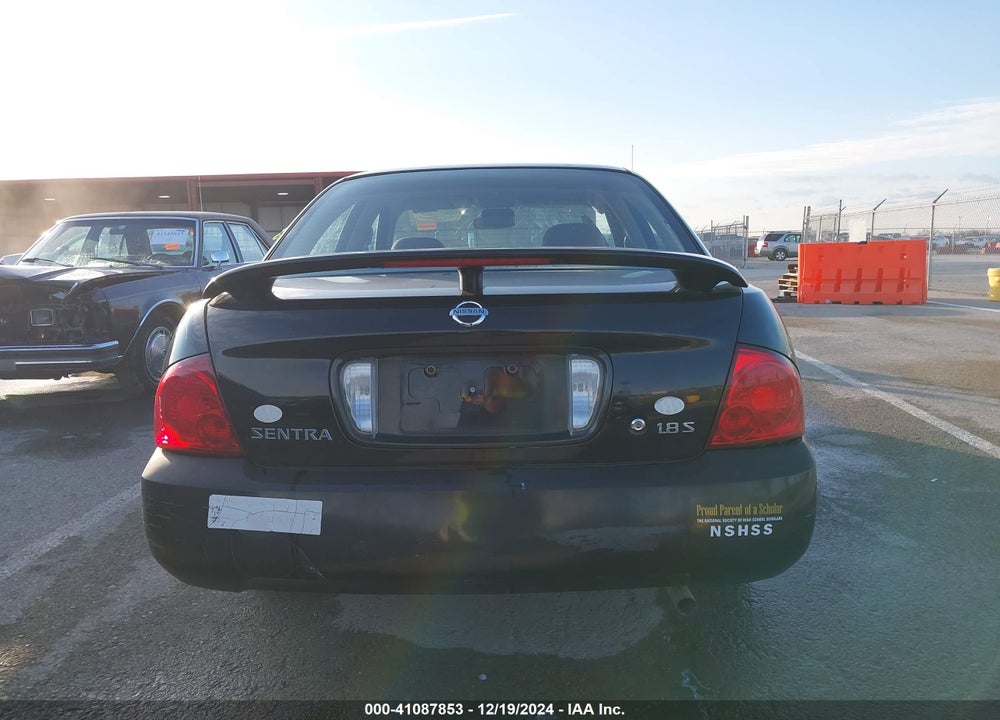 2005 NISSAN SENTRA 1.8S VIN: 3N1CB51D75L507089