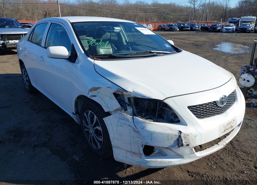 2009 TOYOTA COROLLA LE VIN: JTDBL40E09J028696