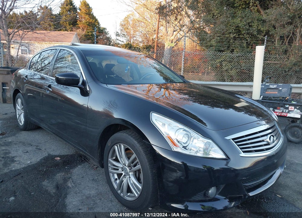 2013 INFINITI G37X VIN: JN1CV6AR5DM356184