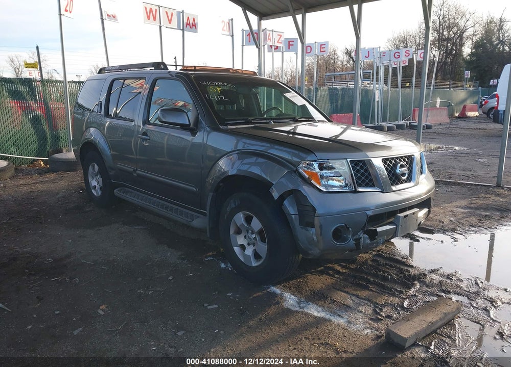 2007 NISSAN PATHFINDER SE VIN: 5N1AR18W97C636056