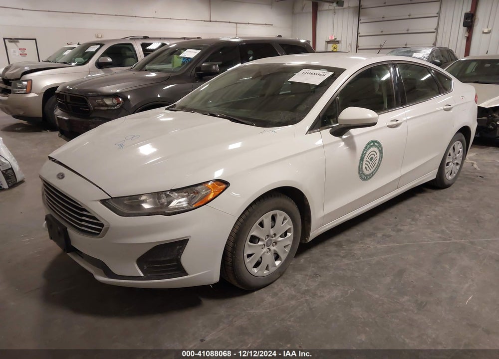 2019 FORD FUSION S VIN: 3FA6P0G77KR278217