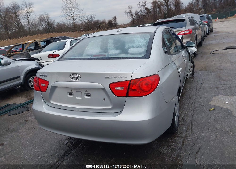 2008 HYUNDAI ELANTRA GLS/SE VIN: KMHDU46D18U542747