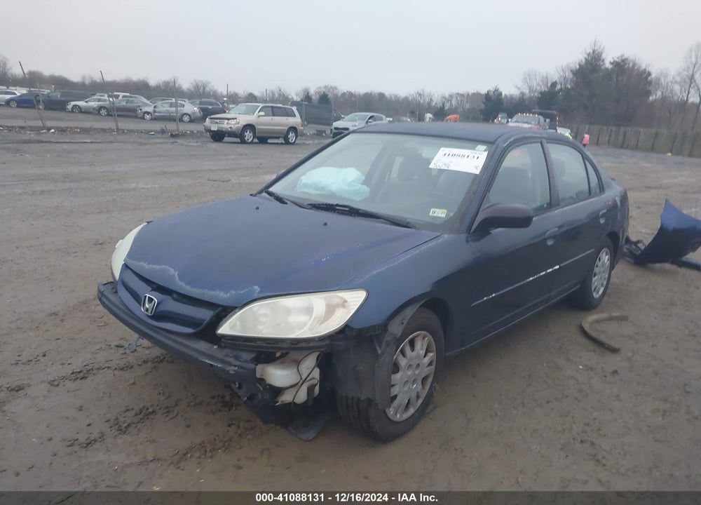 2004 HONDA CIVIC LX VIN: 2HGES16614H540705